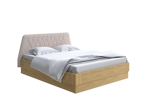 Кровать 160 на 200 Lagom Hill Wood с подъемным механизмом - Кровать со встроенным основанием. 