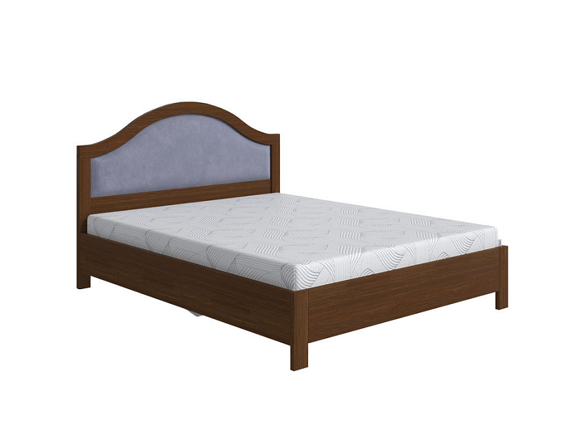 Кровать Ontario с подъемным механизмом 160x200 Ткань/Массив Casa Благородный серый/Мокко (сосна) - Уютная кровать с местом для хранения