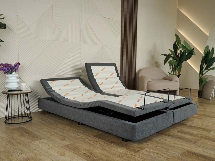 Кровать трансформируемая Smart Bed 200x200 Ткань Мебельная ткань - Трансформируемое многофункциональное основание