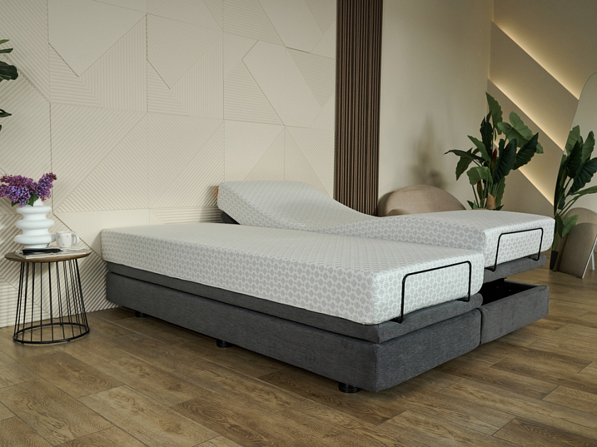 Кровать трансформируемая Smart Bed 160x200 Ткань Мебельная ткань - Трансформируемое многофункциональное основание